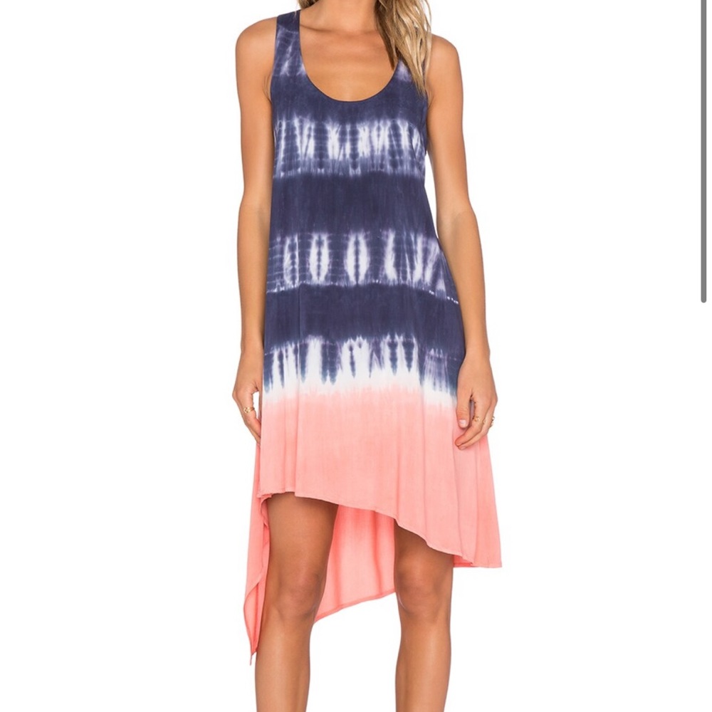 Splendid Tie Dye Asymmetrical Dress